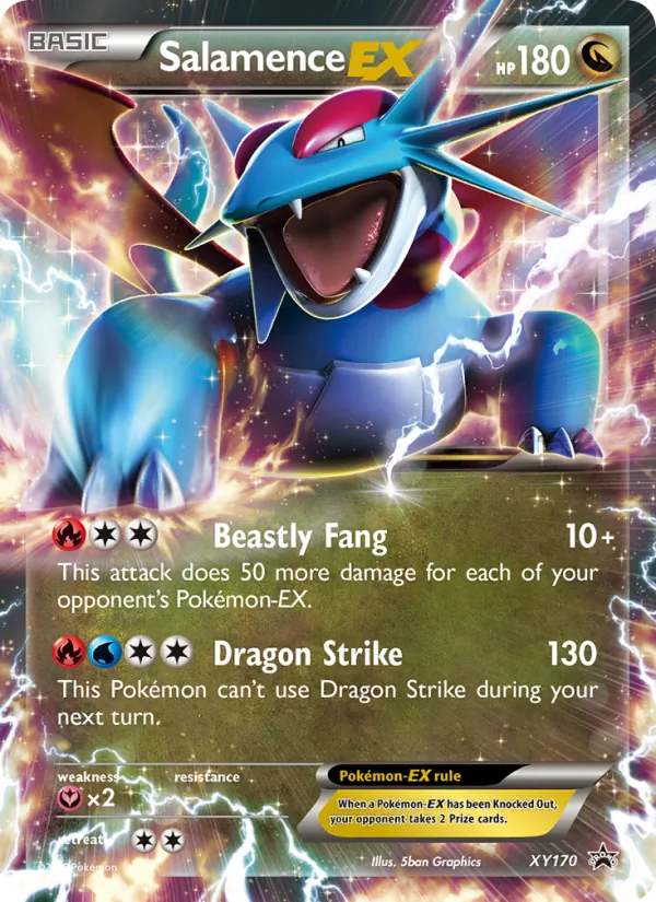 Salamence EX - XY Black Star Promos Pokemon Card