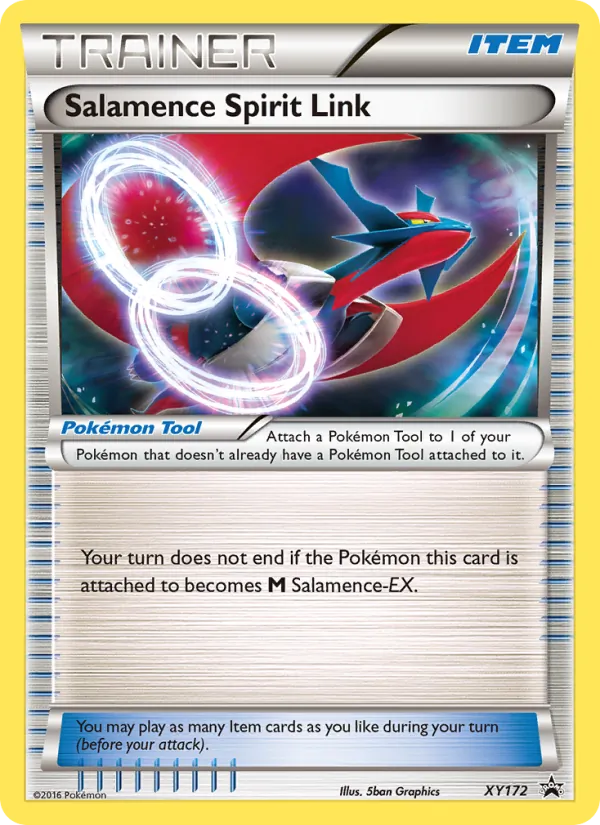 Salamence Spirit Link - XY Black Star Promos Pokemon Card