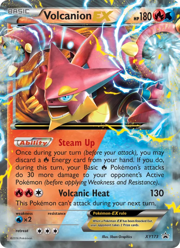Volcanion EX - XY Black Star Promos Pokemon Card