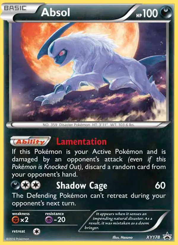 Absol - XY Black Star Promos Pokemon Card