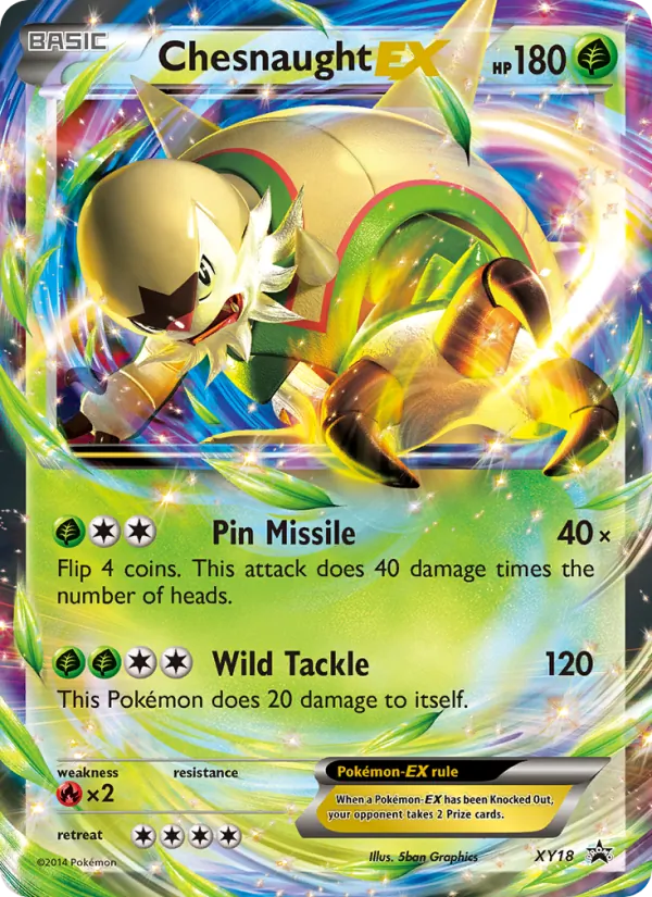 Chesnaught EX - XY Black Star Promos Pokemon Card