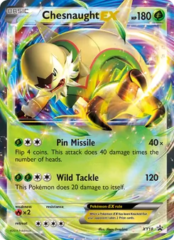 Chesnaught EX - XY Black Star Promos