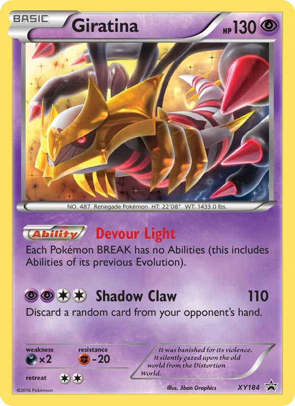 Giratina - XY Black Star Promos Pokemon Card