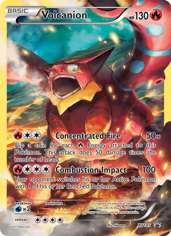 Volcanion - XY Black Star Promos Pokemon Card