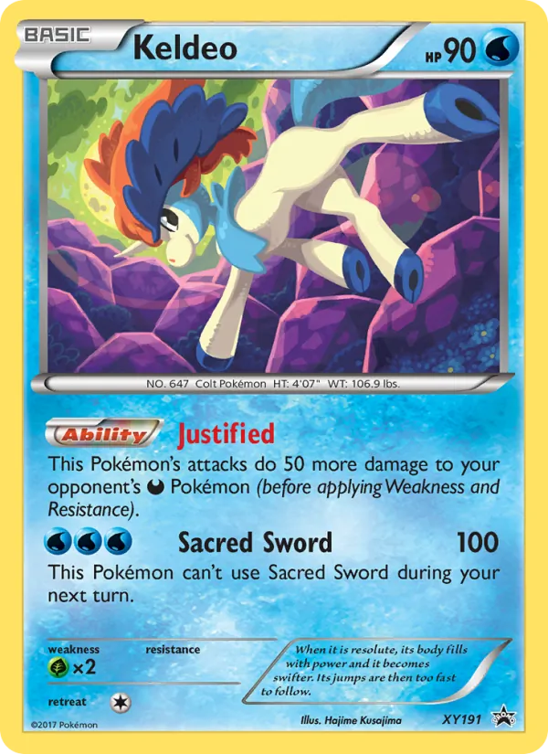 Keldeo - XY Black Star Promos Pokemon Card