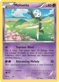 Meloetta - XY Black Star Promos