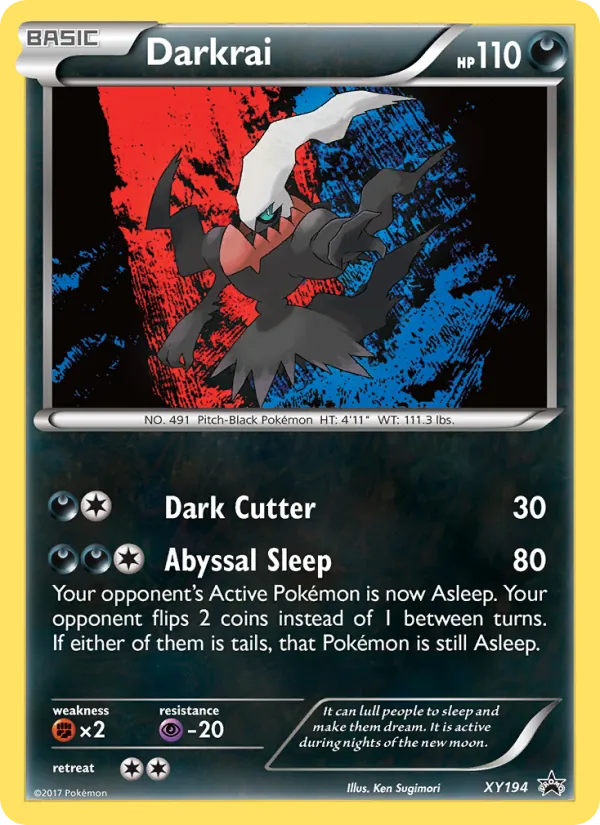 Darkrai - XY Black Star Promos Pokemon Card