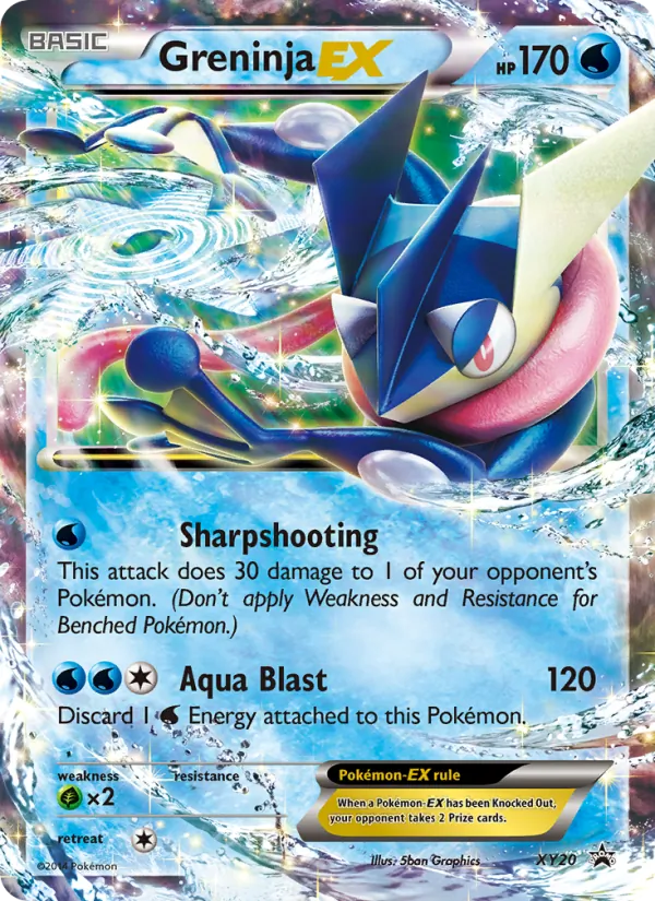 Greninja EX - XY Black Star Promos Pokemon Card