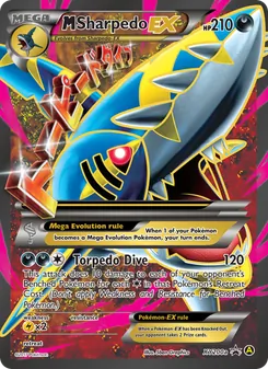 M Sharpedo-EX - XY Black Star Promos