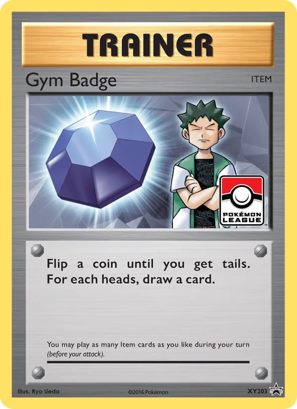 Gym Badge - XY Black Star Promos Pokemon Card