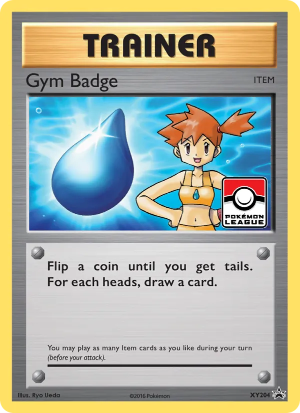 Gym Badge - XY Black Star Promos Pokemon Card