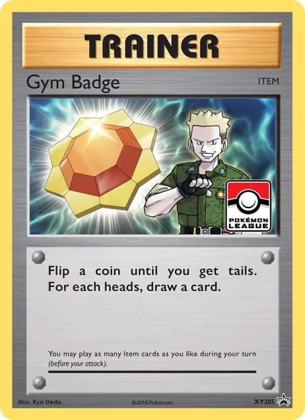 Gym Badge - XY Black Star Promos Pokemon Card