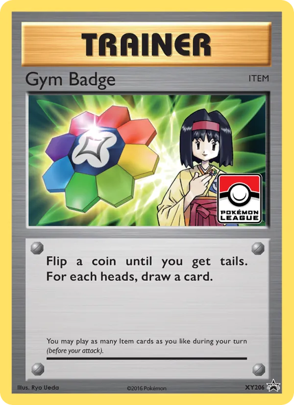 Gym Badge - XY Black Star Promos Pokemon Card