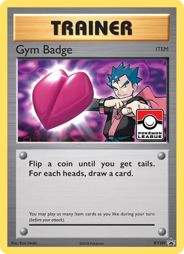 Gym Badge - XY Black Star Promos Pokemon Card