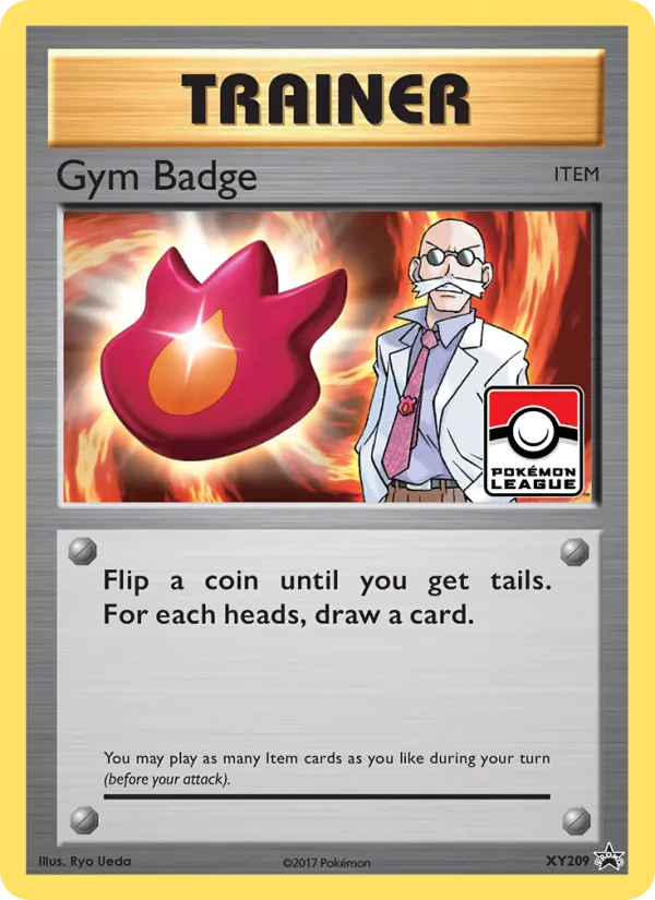 Gym Badge - XY Black Star Promos Pokemon Card