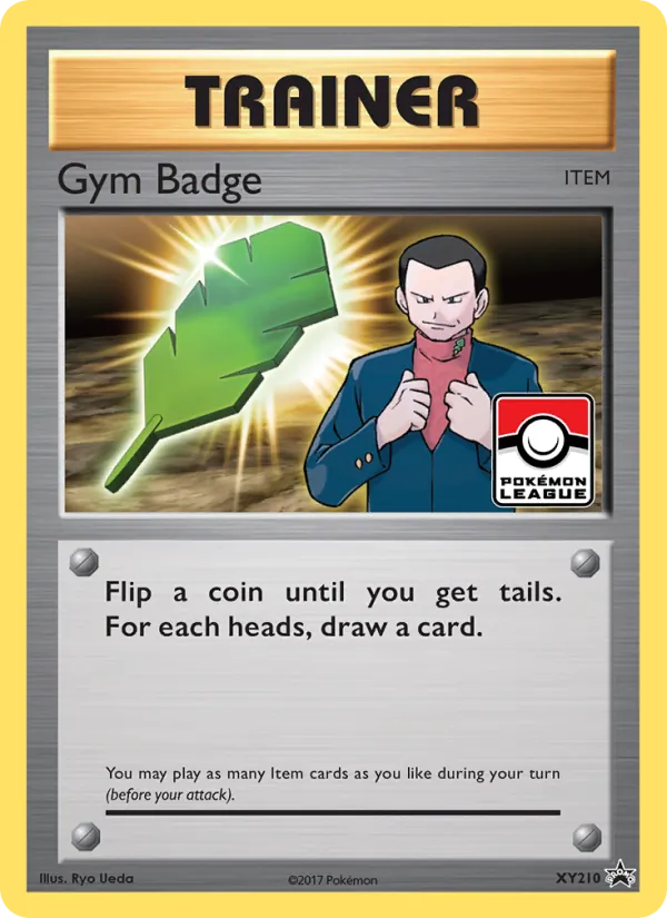 Gym Badge - XY Black Star Promos Pokemon Card