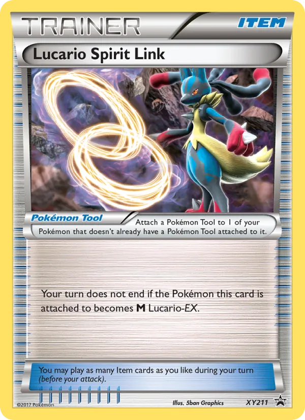 Lucario Spirit Link - XY Black Star Promos Pokemon Card