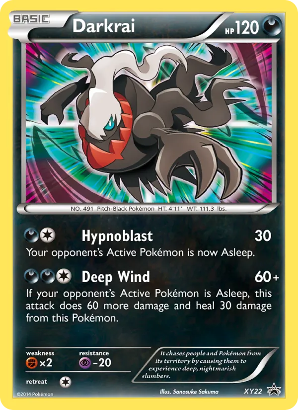 Darkrai - XY Black Star Promos Pokemon Card
