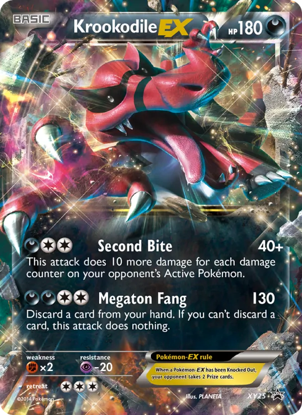 Krookodile EX - XY Black Star Promos Pokemon Card