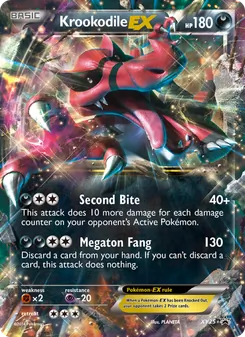 Krookodile EX - XY Black Star Promos