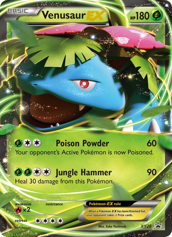 Venusaur EX - XY Black Star Promos Pokemon Card