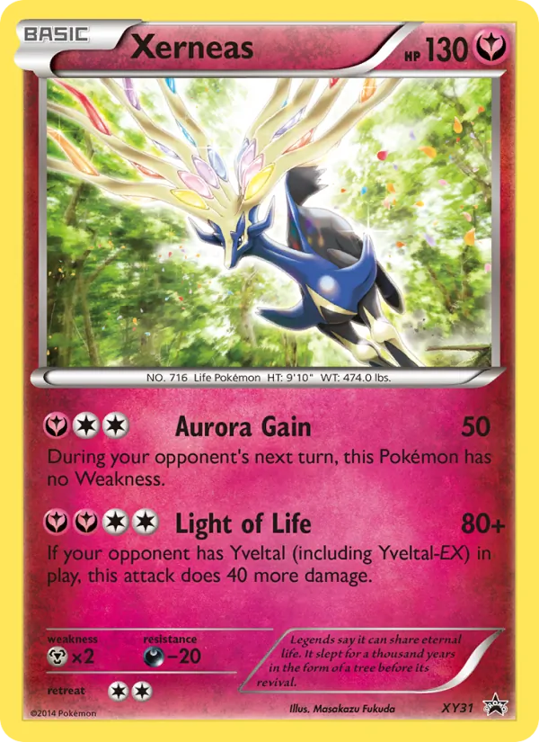 Xerneas - XY Black Star Promos Pokemon Card