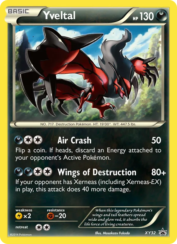 Yveltal - XY Black Star Promos Pokemon Card