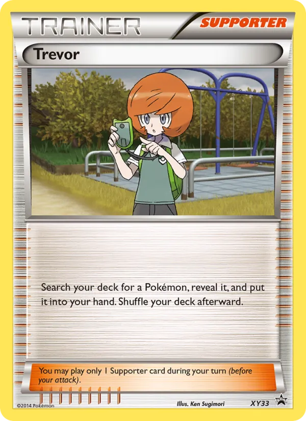 Trevor - XY Black Star Promos Pokemon Card