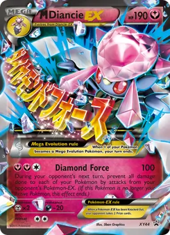 M Diancie EX - XY Black Star Promos