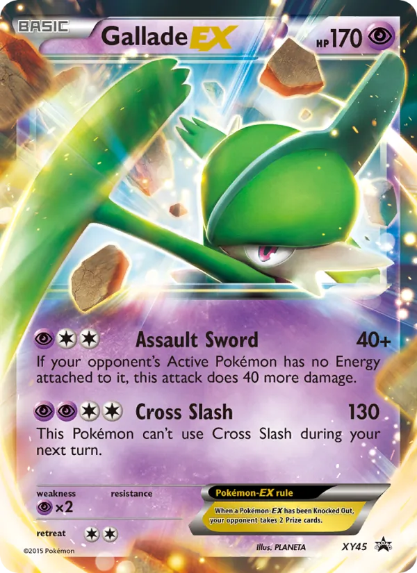 Gallade EX - XY Black Star Promos Pokemon Card