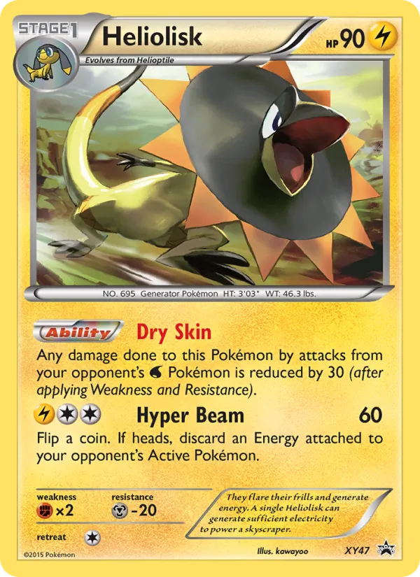 Heliolisk - XY Black Star Promos Pokemon Card