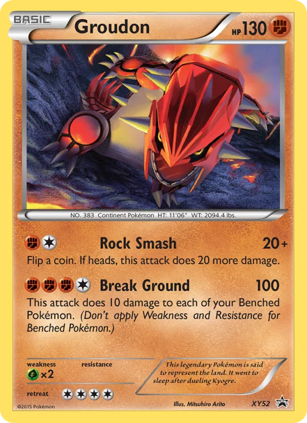 Groudon - XY Black Star Promos Pokemon Card