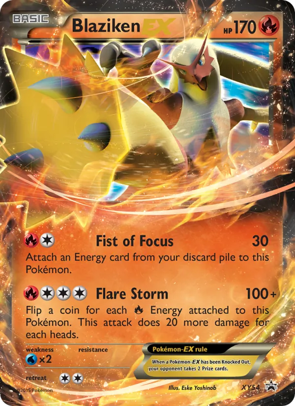 Blaziken EX - XY Black Star Promos Pokemon Card