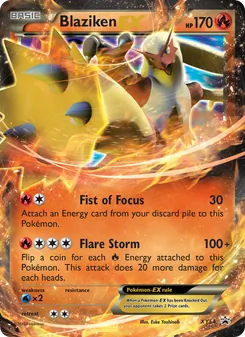Blaziken EX - XY Black Star Promos