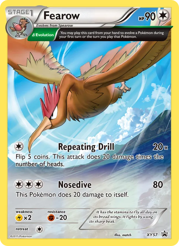 Fearow - XY Black Star Promos Pokemon Card