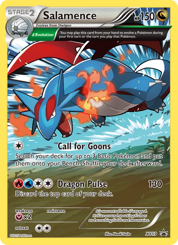 Salamence - XY Black Star Promos Pokemon Card