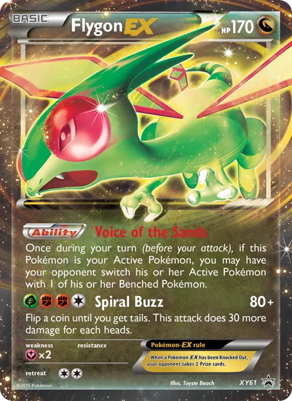 Flygon EX - XY Black Star Promos Pokemon Card