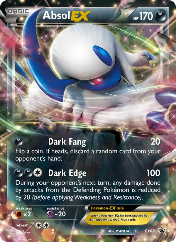 Absol EX - XY Black Star Promos Pokemon Card