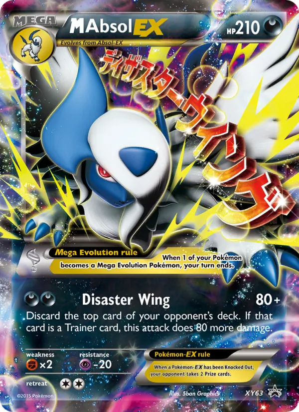 M Absol EX - XY Black Star Promos Pokemon Card