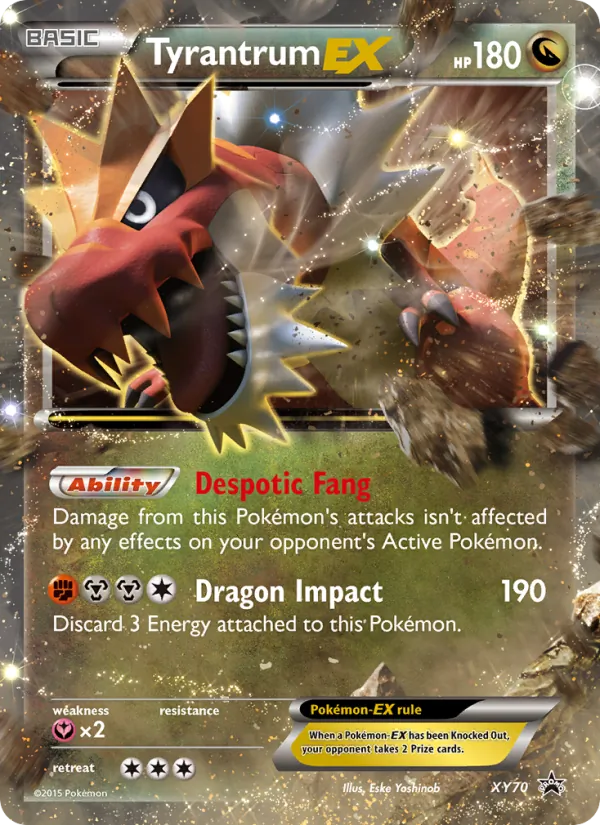 Tyrantrum EX - XY Black Star Promos Pokemon Card