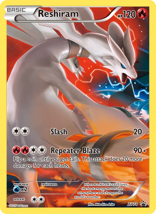 Reshiram - XY Black Star Promos Pokemon Card