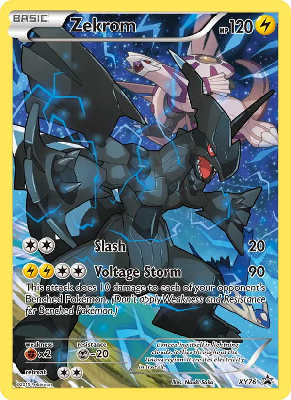 Zekrom - XY Black Star Promos Pokemon Card