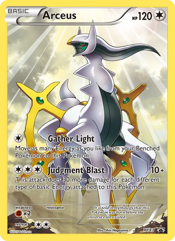 Arceus - XY Black Star Promos Pokemon Card