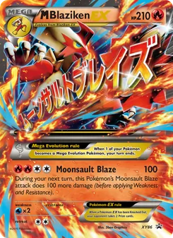 M Blaziken EX - XY Black Star Promos
