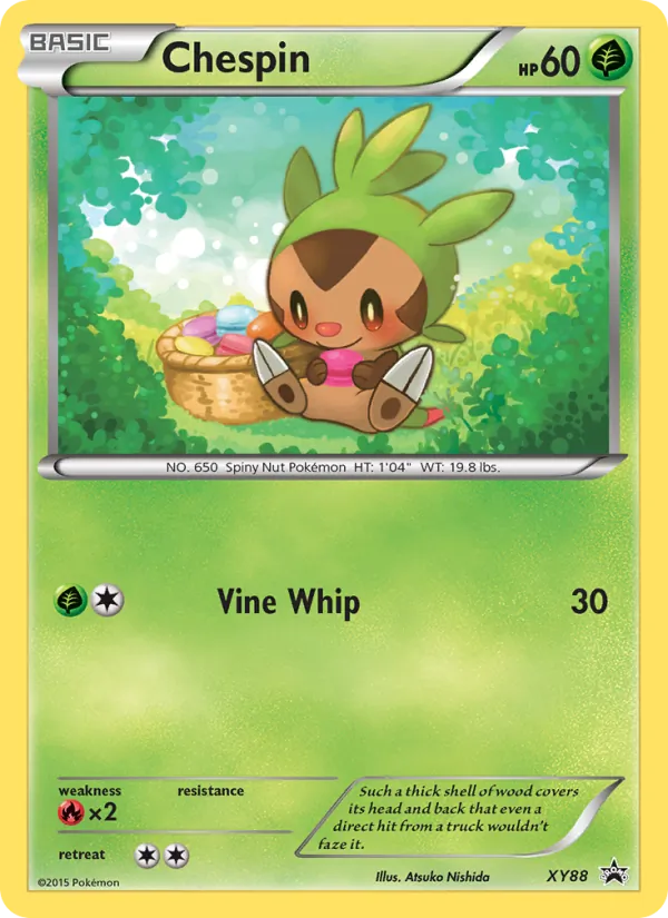 Chespin - XY Black Star Promos Pokemon Card
