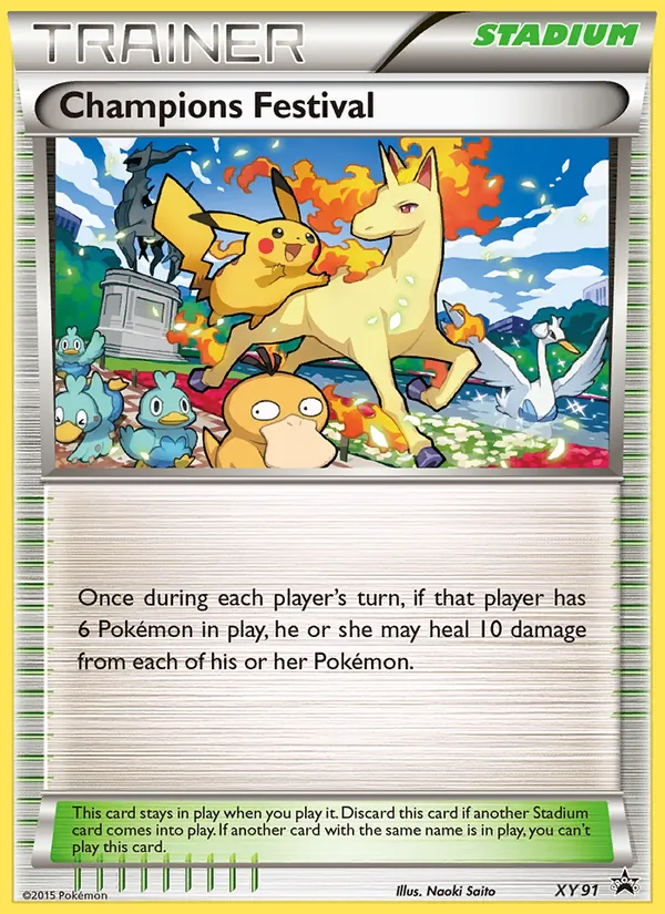 Champions Festival - XY Black Star Promos Pokemon Card