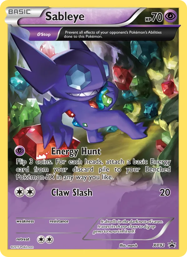 Sableye - XY Black Star Promos Pokemon Card