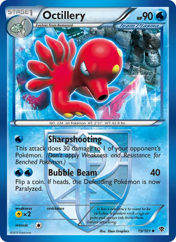Octillery - Plasma Blast Pokemon Card