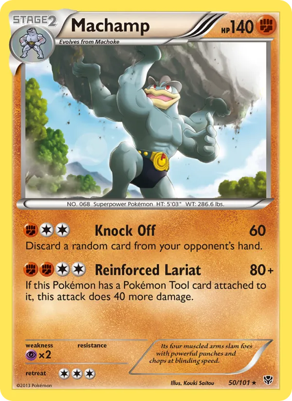 Machamp - Plasma Blast Pokemon Card