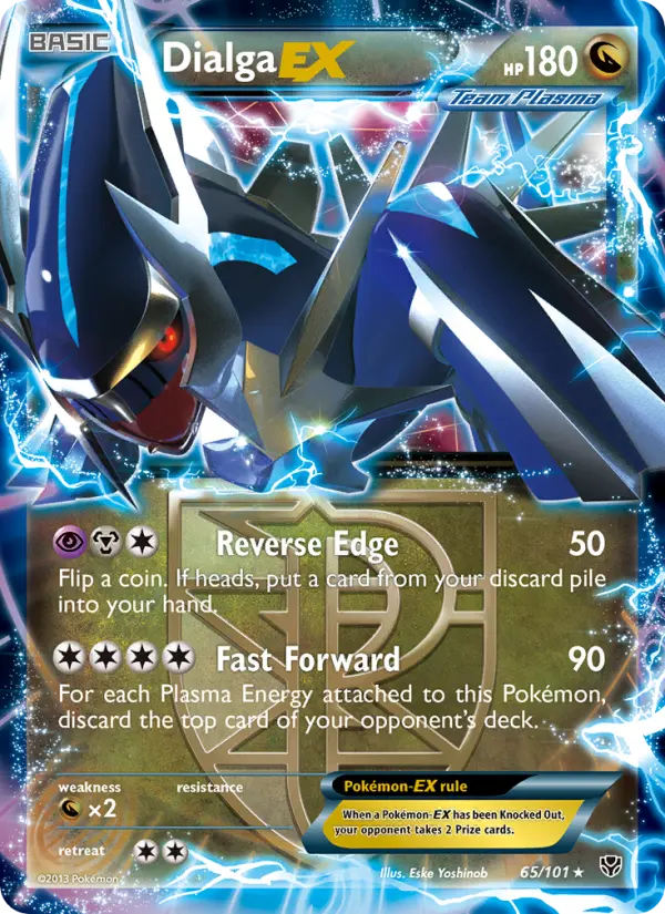 Dialga-EX - Plasma Blast Pokemon Card